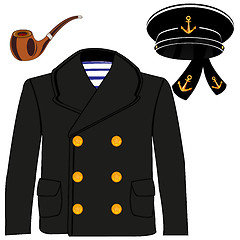 Image showing Military form of the sailor of the marine