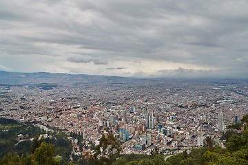 Image showing Bogota, Colombia cloudy day