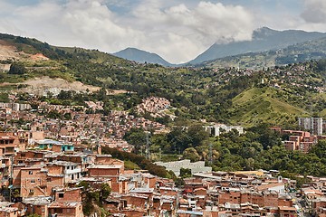 Image showing View of Comuna 13 in Medellin