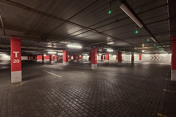 Image showing Parking lot empty interior