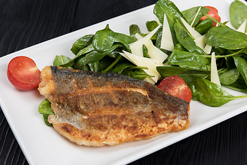 Image showing Grilled Dorado fish fillet