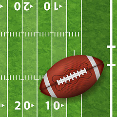 Image showing American Football Field