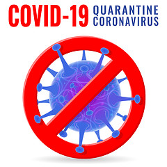 Image showing Stop 2019-nCoV covid-19 Coronavirus