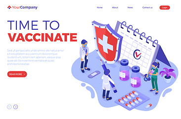 Image showing Vaccination Concept Banner