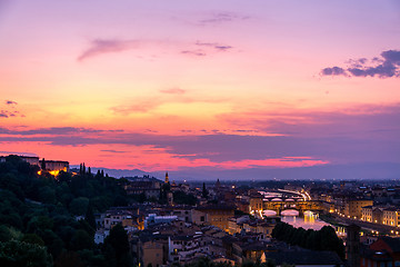 Image showing Ponte Vecchio, Florence, Italy