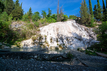 Image showing Bagni San Filippo, Tuscany, Italy