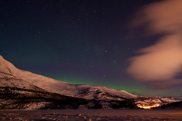 Image showing Aurora Borealis, Kafjord, Alta, Norway