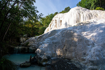 Image showing Bagni San Filippo, Tuscany, Italy