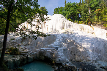 Image showing Bagni San Filippo, Tuscany, Italy