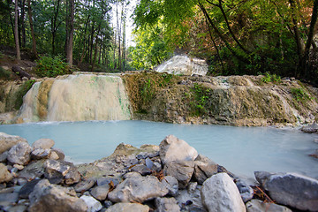 Image showing Bagni San Filippo, Tuscany, Italy