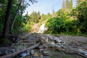 Image showing Bagni San Filippo, Tuscany, Italy