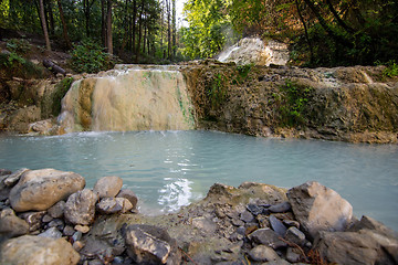 Image showing Bagni San Filippo, Tuscany, Italy