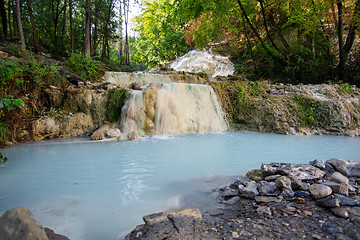 Image showing Bagni San Filippo, Tuscany, Italy