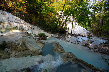 Image showing Bagni San Filippo, Tuscany, Italy