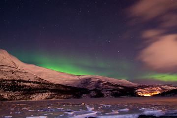 Image showing Aurora Borealis, Kafjord, Alta, Norway