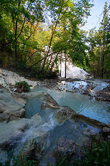 Image showing Bagni San Filippo, Tuscany, Italy