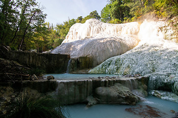 Image showing Bagni San Filippo, Tuscany, Italy