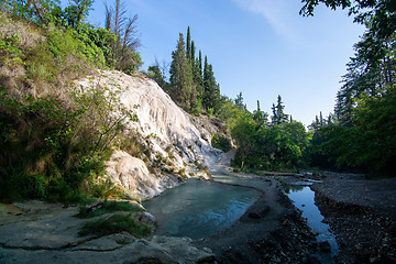 Image showing Bagni San Filippo, Tuscany, Italy