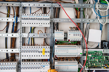 Image showing new automated system of electric power supply and distribution