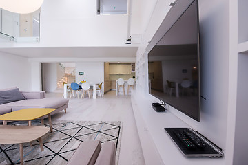 Image showing interior of a two level apartment