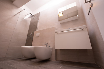 Image showing luxury stylish bathroom interior