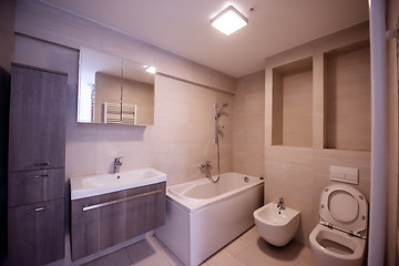 Image showing stylish bathroom interior