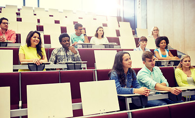 Image showing group of international students at lecture