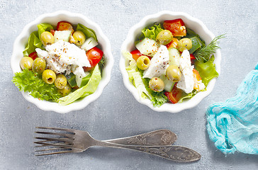 Image showing greek salad