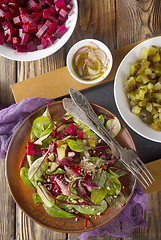 Image showing salad with beet