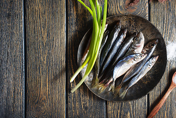 Image showing  raw smelt fish