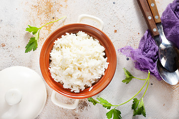 Image showing boiled rice