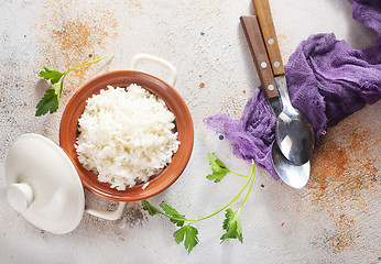 Image showing boiled rice