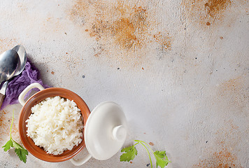 Image showing boiled rice