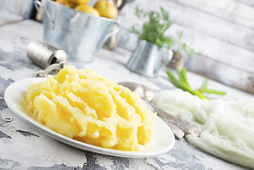 Image showing mashed potato