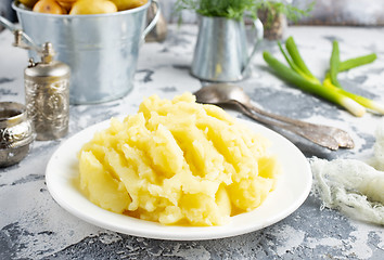 Image showing mashed potato