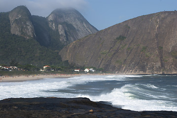 Image showing Itacoatiara beach view 