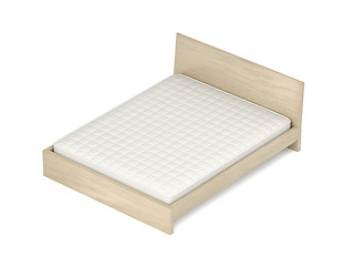 Image showing Bed with comfortable mattress