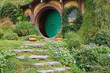 Image showing Hobbiton Movie Set