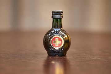 Image showing Zwack Unicum small bottle