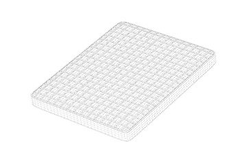 Image showing 3d model of mattress