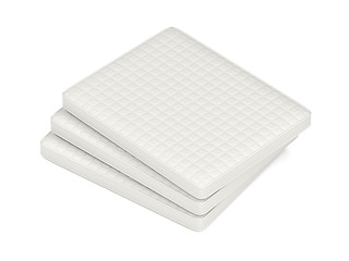 Image showing Stack of mattresses