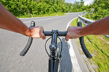 Image showing Road cycling 