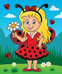 Image showing Ladybug girl theme image 3