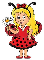 Image showing Ladybug girl theme image 1