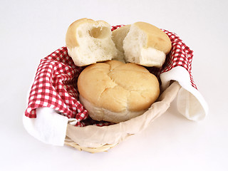 Image showing Rolls in a Basket