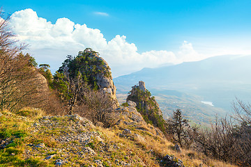 Image showing Mountains in valley of ghosts