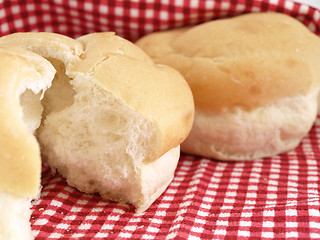 Image showing Broken Dinner Rolls