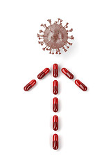 Image showing Capsules and virus
