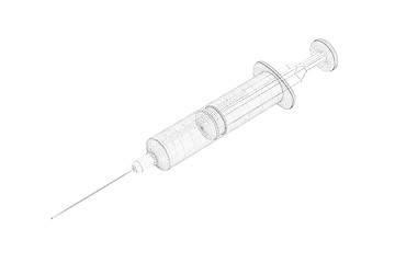 Image showing 3D model of syringe
