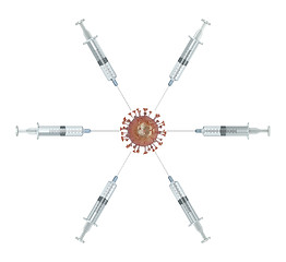 Image showing Vaccines against the virus